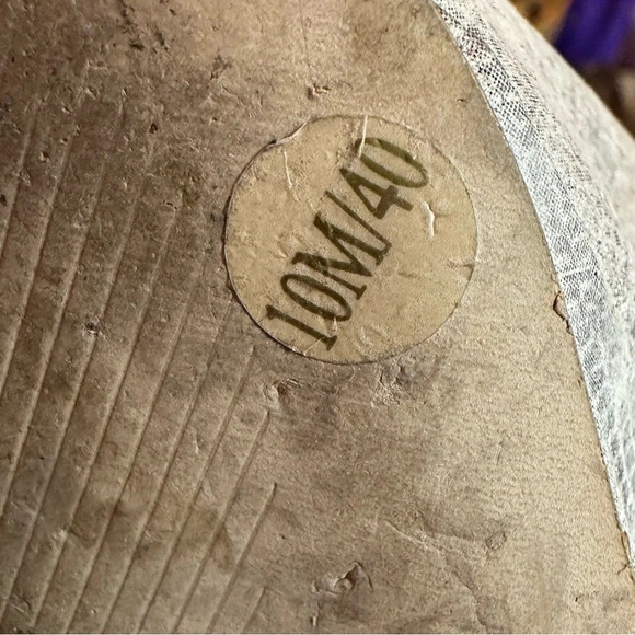 BCBGeneration wedge peep toe heels size 10 metallic snakeskin - Picture 3 of 9